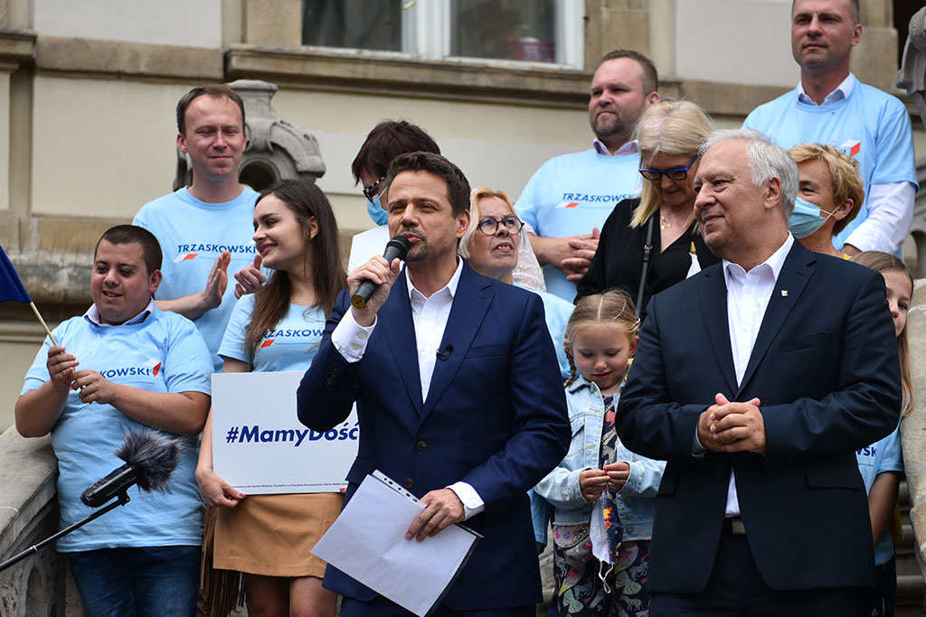 Ponad tysiąc osób przyszło na spotkanie z Rafałem Trzaskowskim