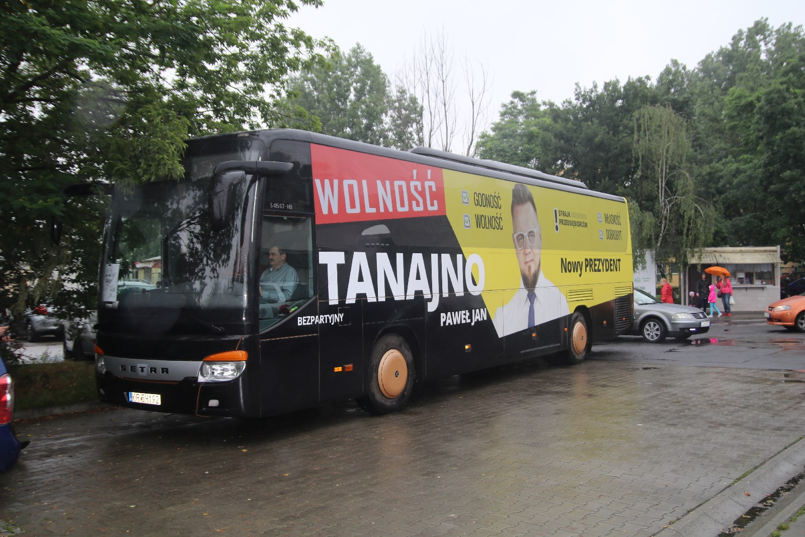 Paweł Tanajno zjadł obiad poszedł na targowisko i odjechał
