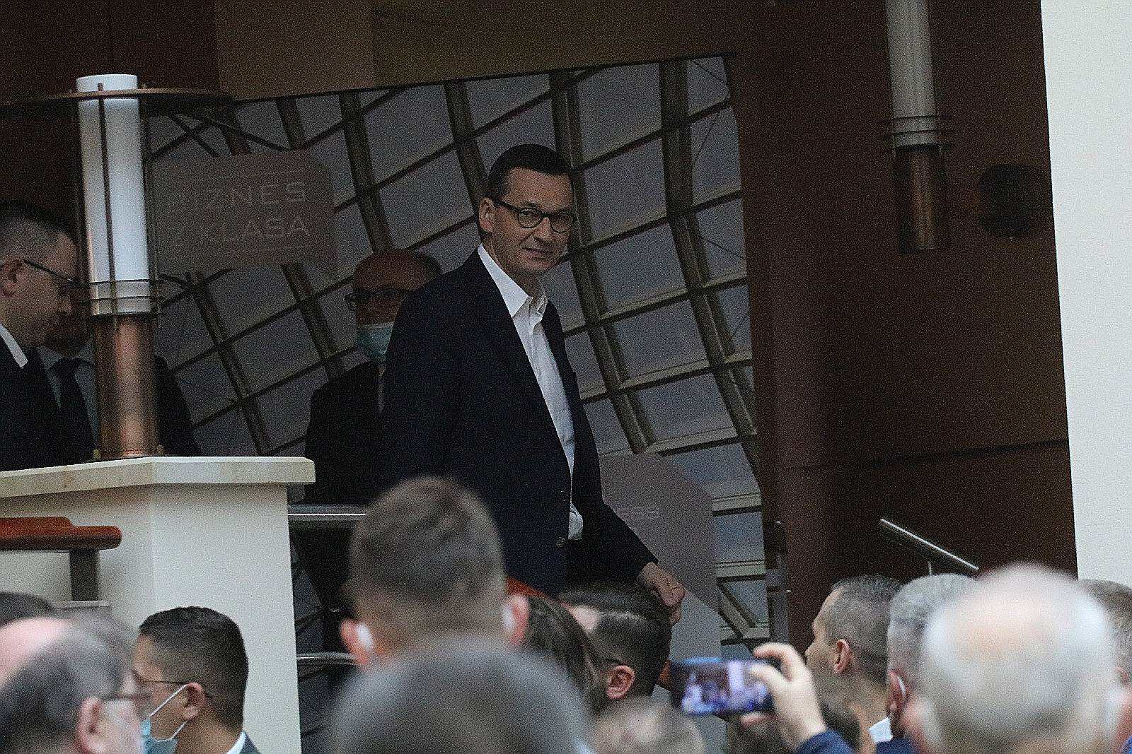 Premier Mateusz Morawiecki z krótką wizytą w Legnicy