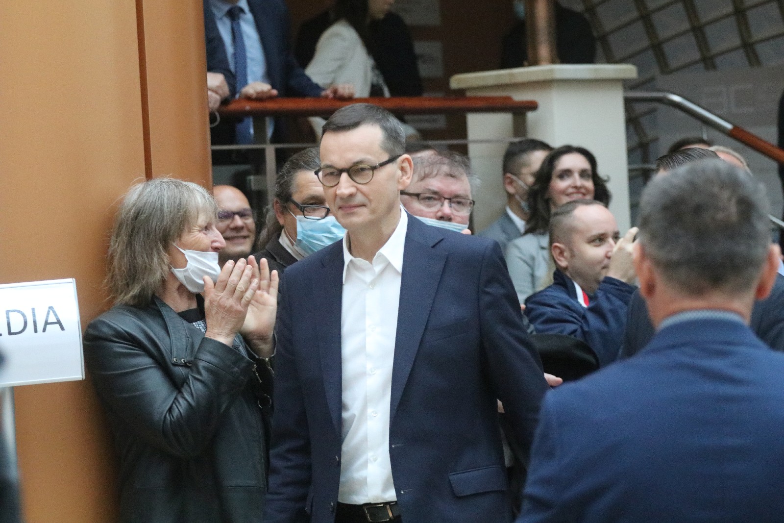 Premier Mateusz Morawiecki z krótką wizytą w Legnicy