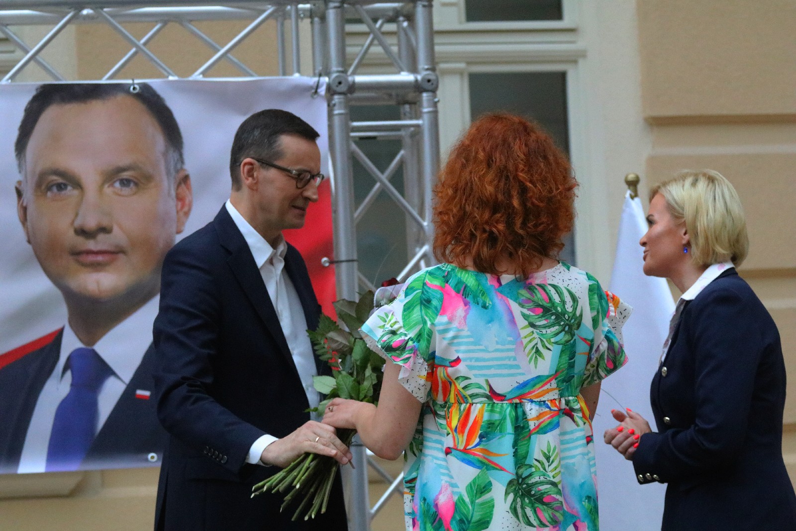 Premier Mateusz Morawiecki z krótką wizytą w Legnicy