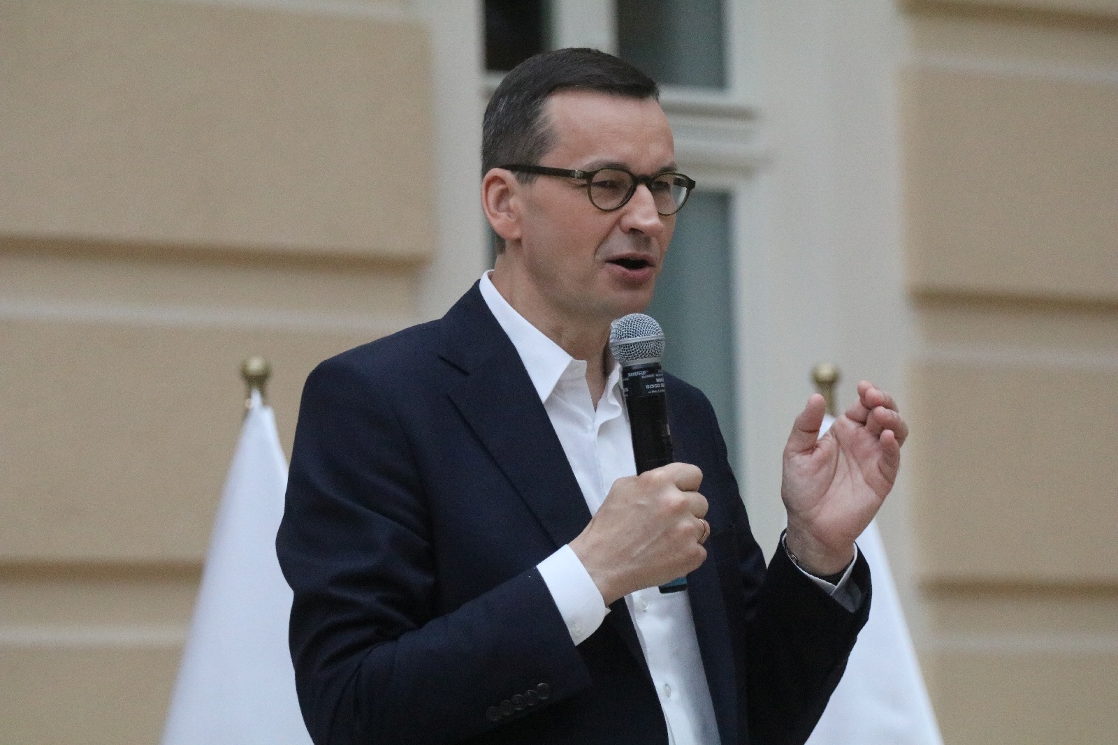 Premier Mateusz Morawiecki z krótką wizytą w Legnicy