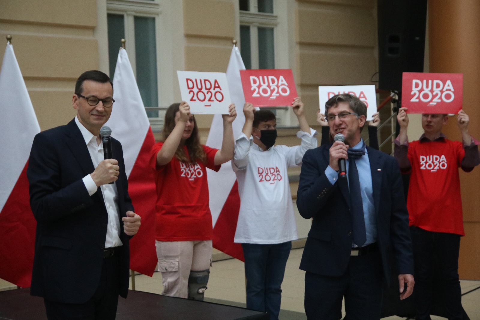 Premier Mateusz Morawiecki z krótką wizytą w Legnicy