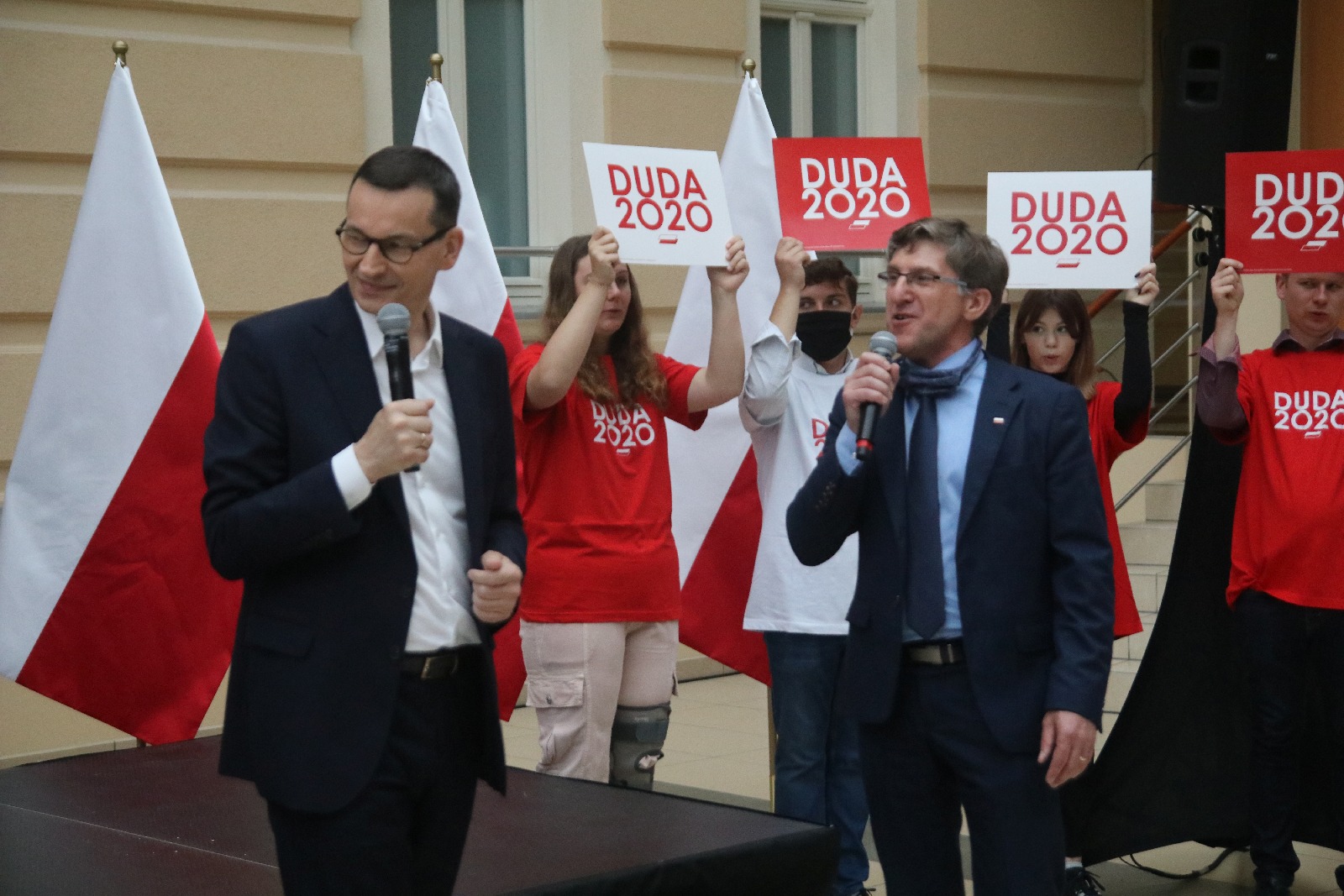 Premier Mateusz Morawiecki z krótką wizytą w Legnicy