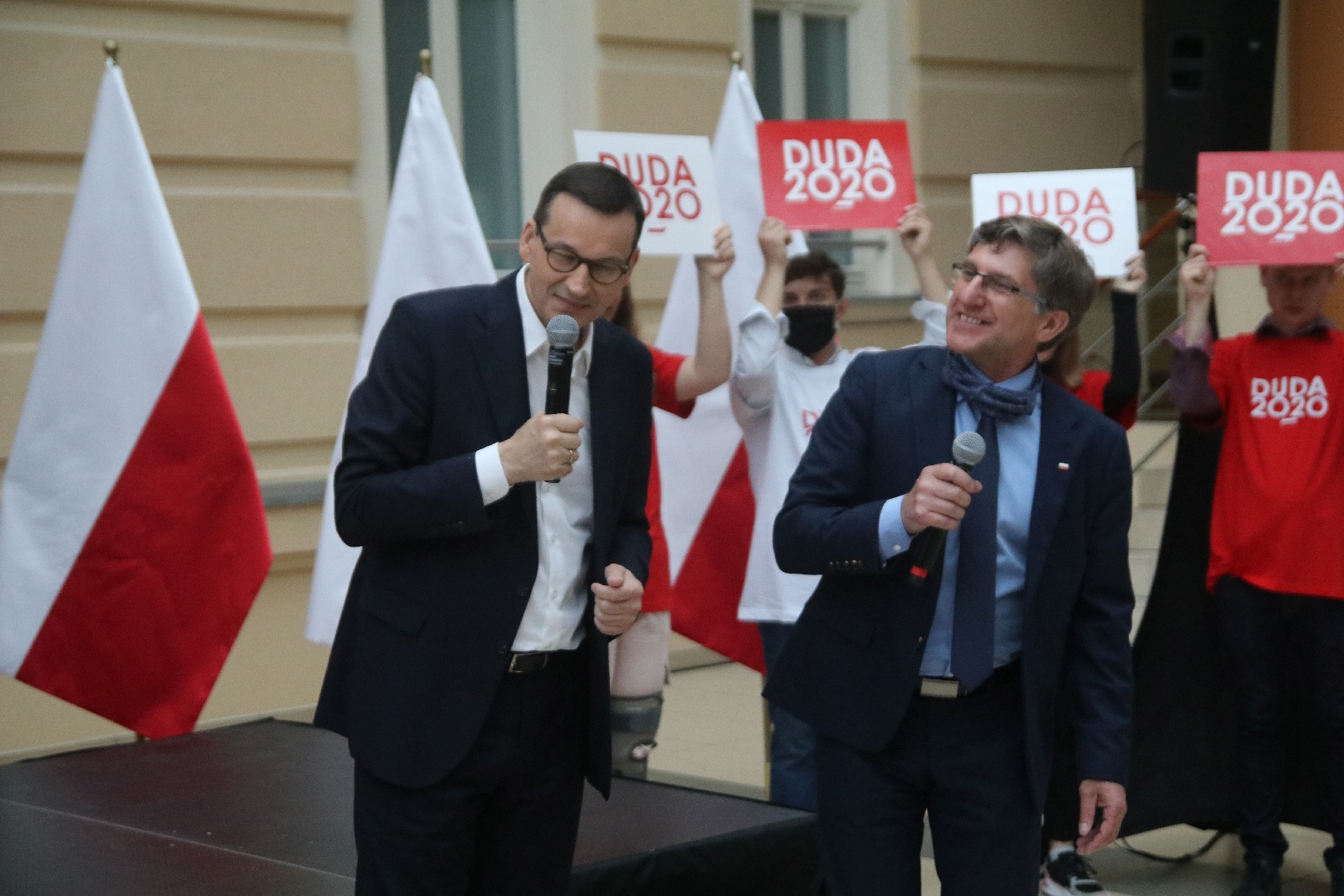 Premier Mateusz Morawiecki z krótką wizytą w Legnicy