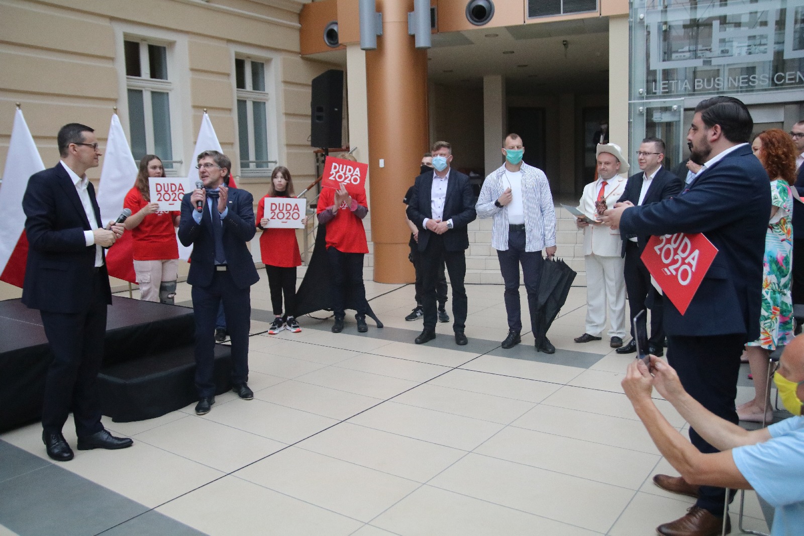 Premier Mateusz Morawiecki z krótką wizytą w Legnicy
