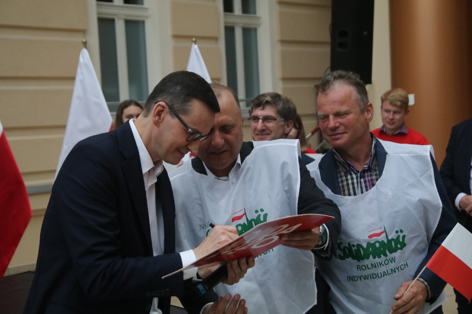 Premier Mateusz Morawiecki z krótką wizytą w Legnicy