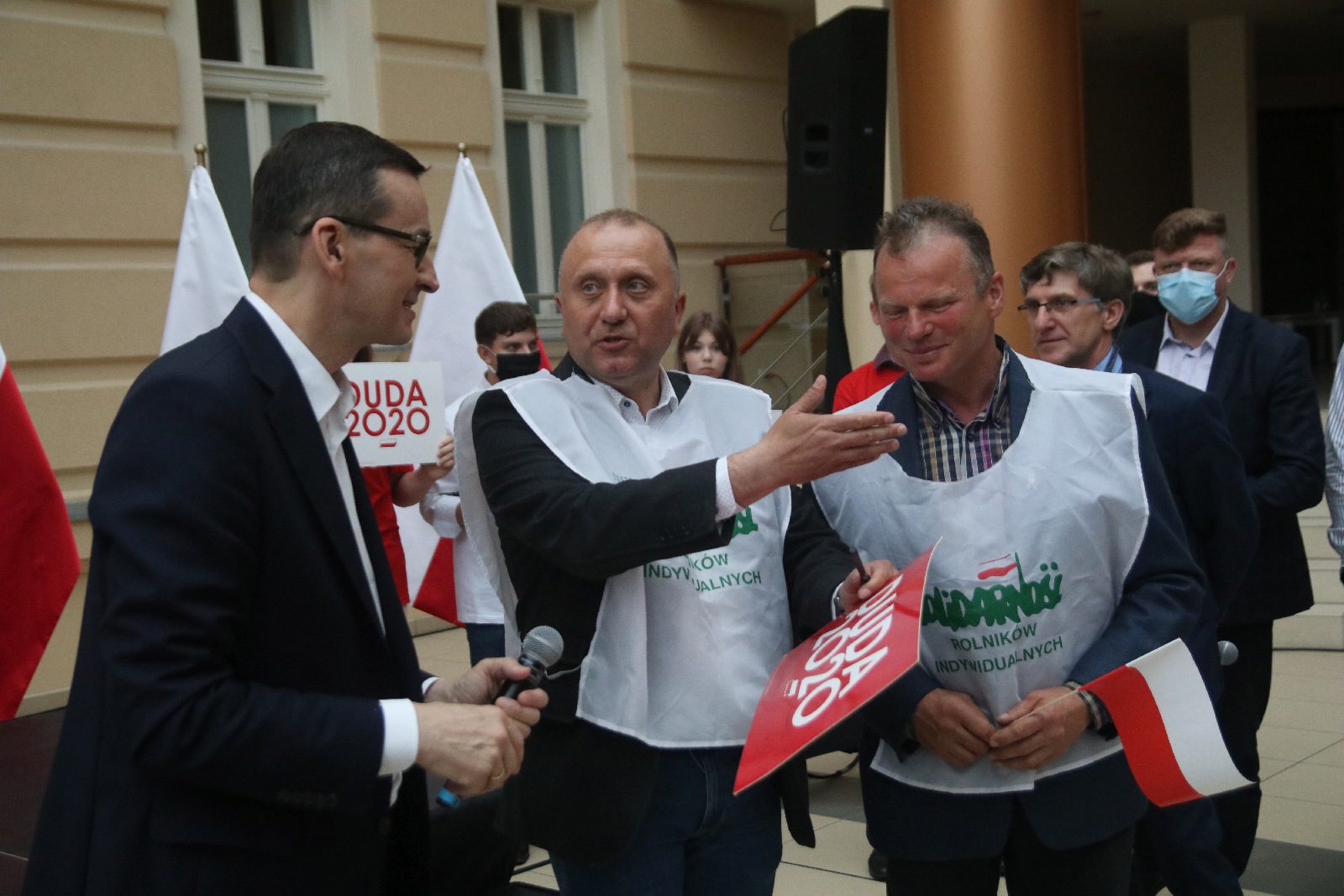 Premier Mateusz Morawiecki z krótką wizytą w Legnicy