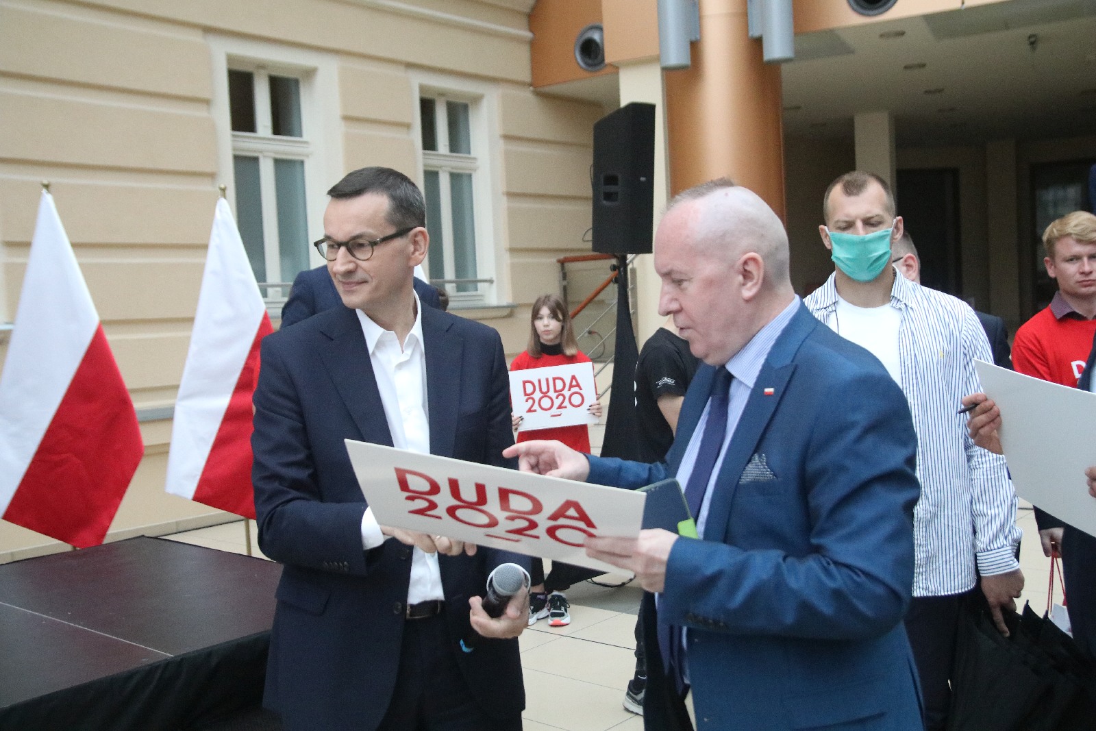 Premier Mateusz Morawiecki z krótką wizytą w Legnicy