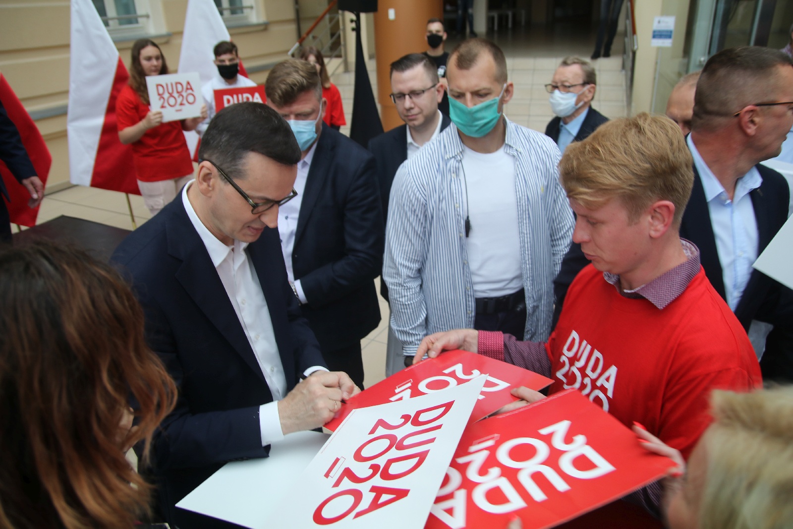 Premier Mateusz Morawiecki z krótką wizytą w Legnicy