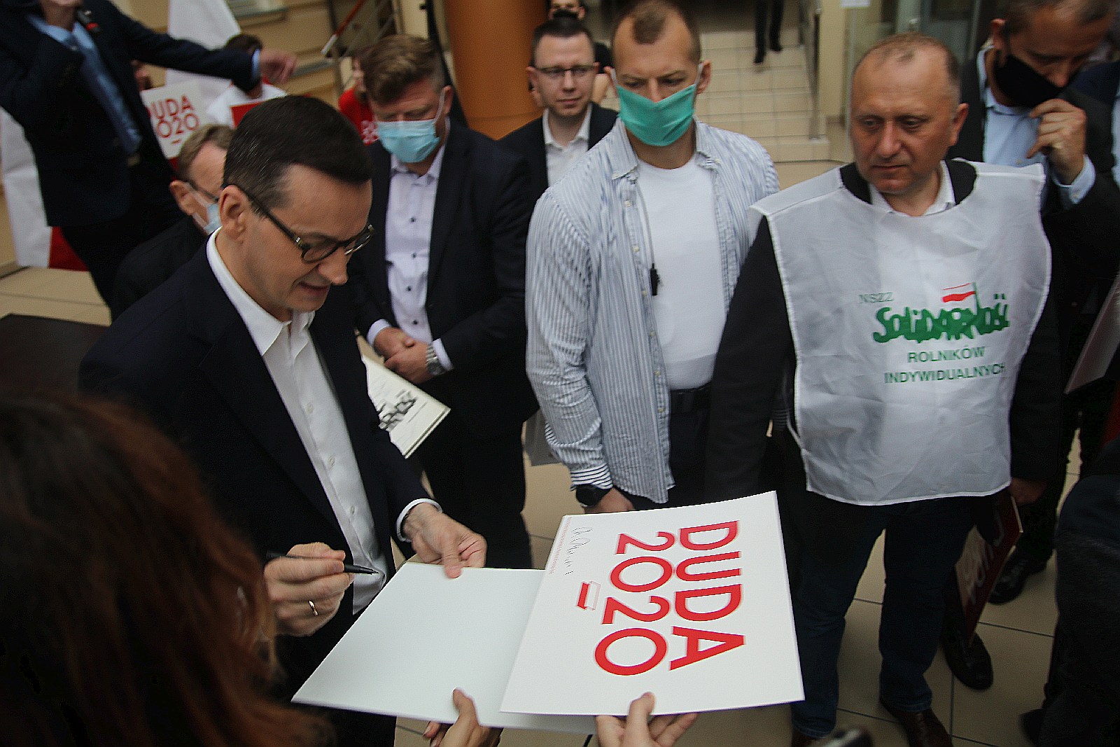 Premier Mateusz Morawiecki z krótką wizytą w Legnicy