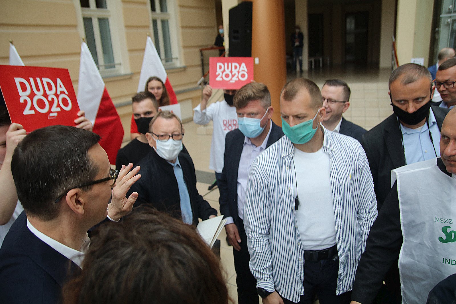 Premier Mateusz Morawiecki z krótką wizytą w Legnicy