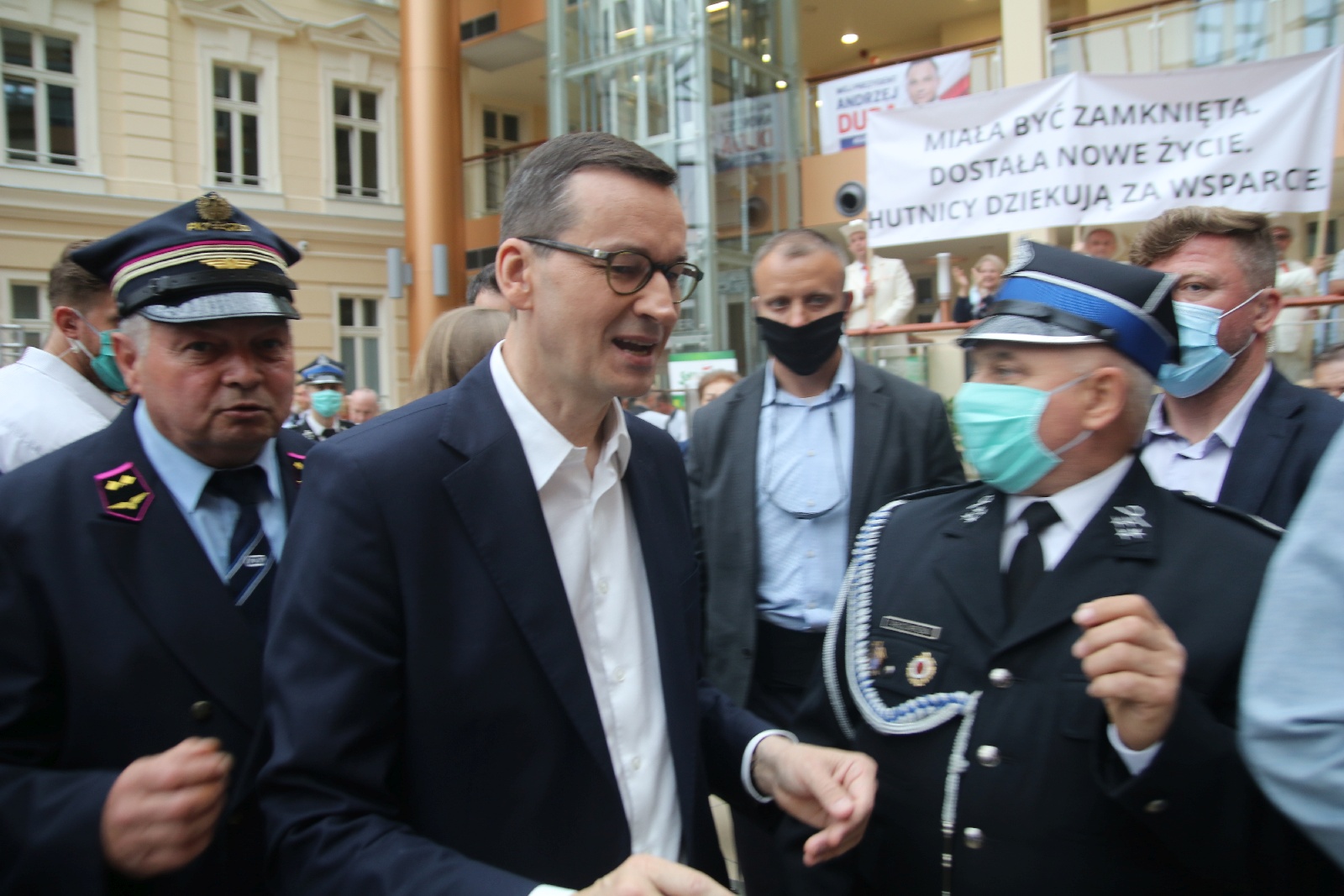 Premier Mateusz Morawiecki z krótką wizytą w Legnicy