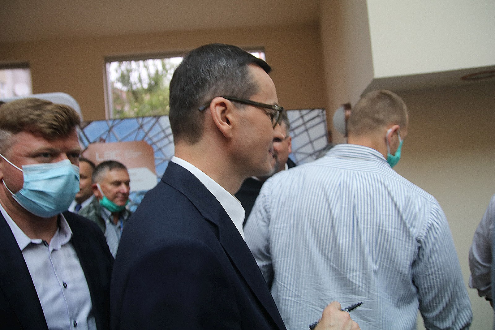 Premier Mateusz Morawiecki z krótką wizytą w Legnicy