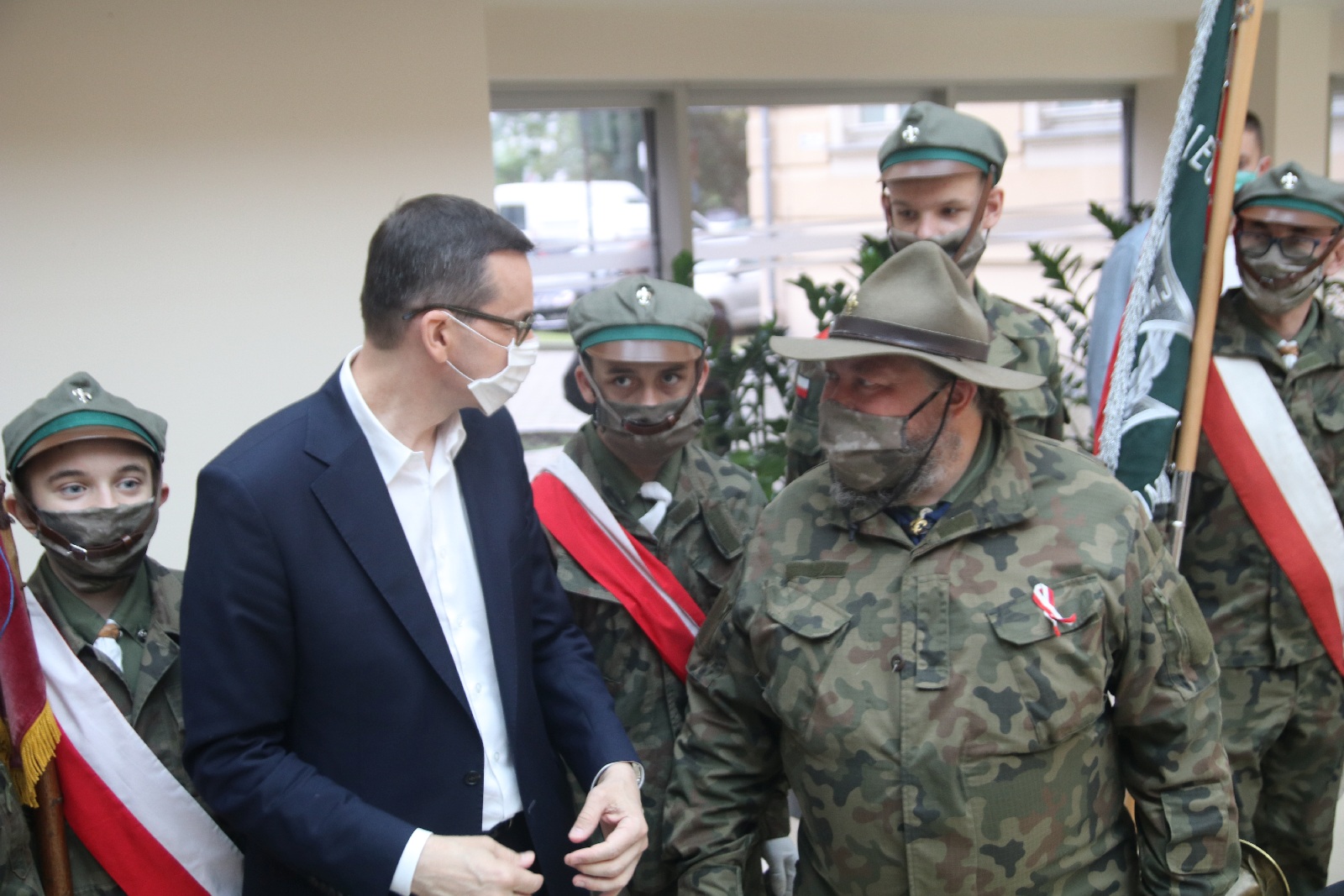 Premier Mateusz Morawiecki z krótką wizytą w Legnicy
