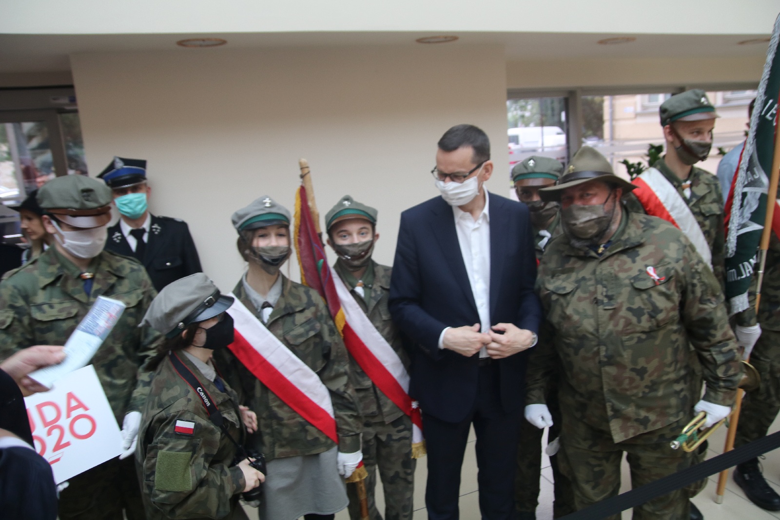 Premier Mateusz Morawiecki z krótką wizytą w Legnicy