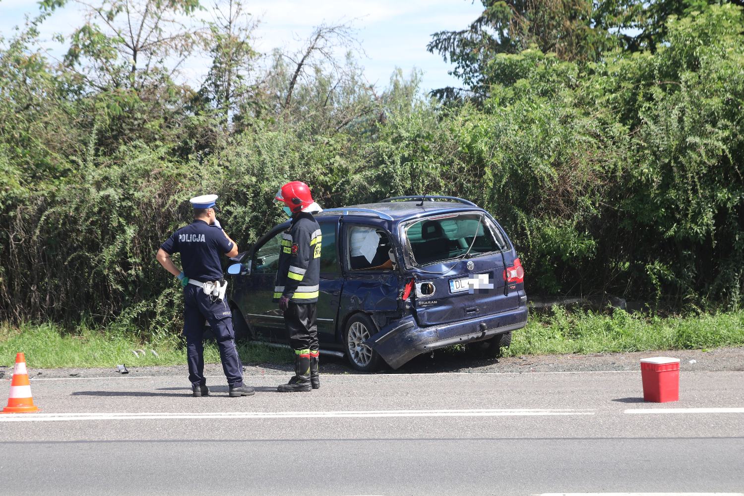 Wypadek w Gniewomirowicach. Nikt nie pojechał do szpitala