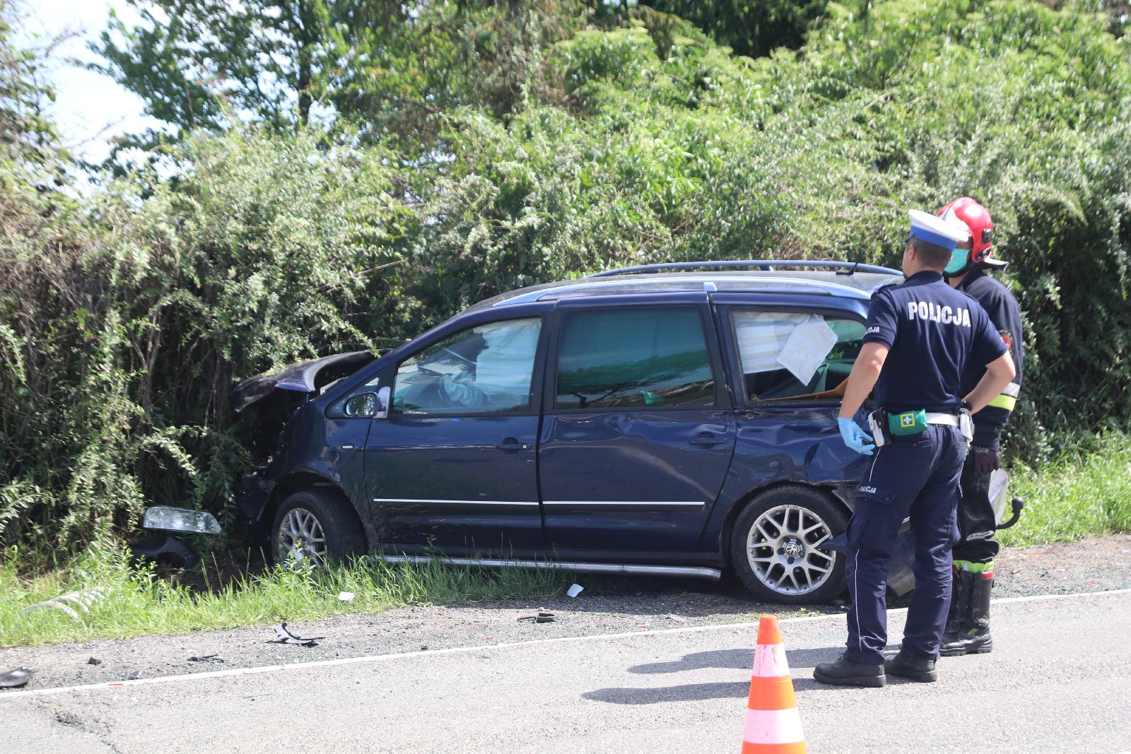 Wypadek w Gniewomirowicach. Nikt nie pojechał do szpitala