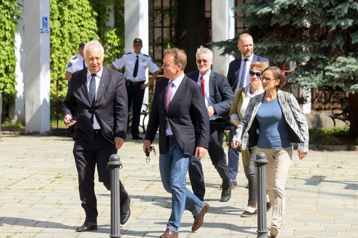 Niemieccy goście u prezydenta Legnicy Tadeusza Krzakowskiego