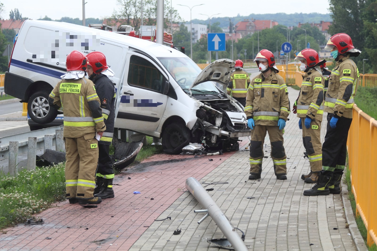 Wypadek na alei 100-lecia Odzyskania Niepodległości