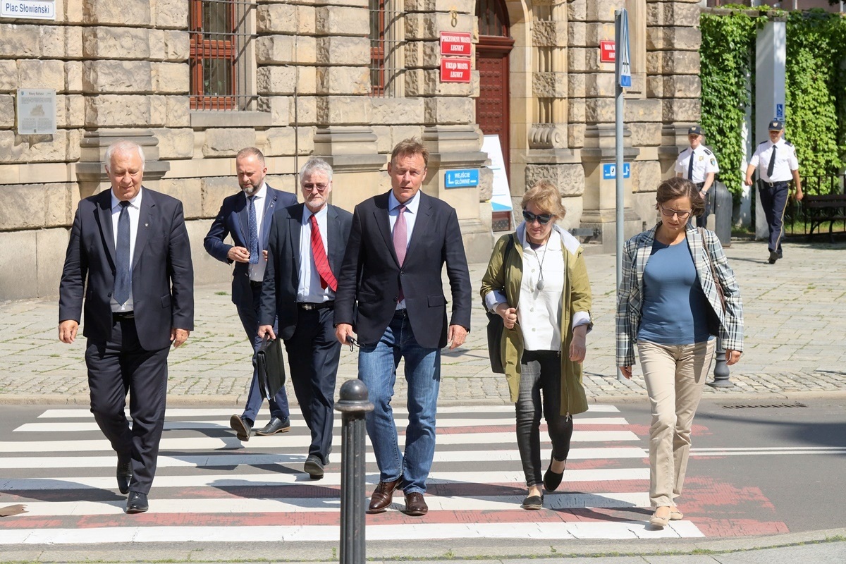 Niemieccy goście u prezydenta Legnicy Tadeusza Krzakowskiego