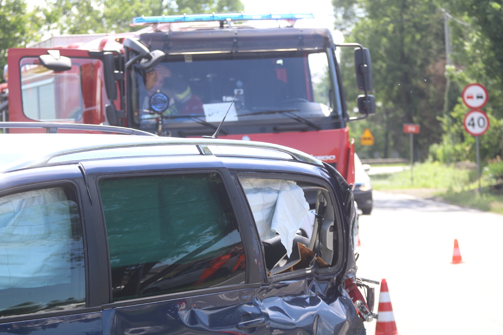 Wypadek w Gniewomirowicach. Nikt nie pojechał do szpitala