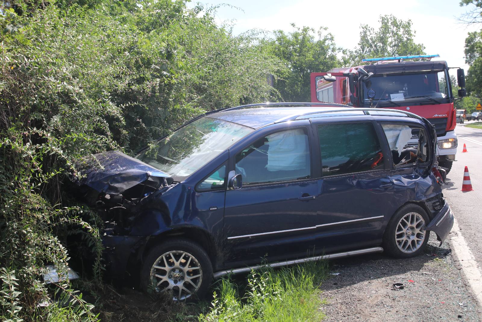 Wypadek w Gniewomirowicach. Nikt nie pojechał do szpitala
