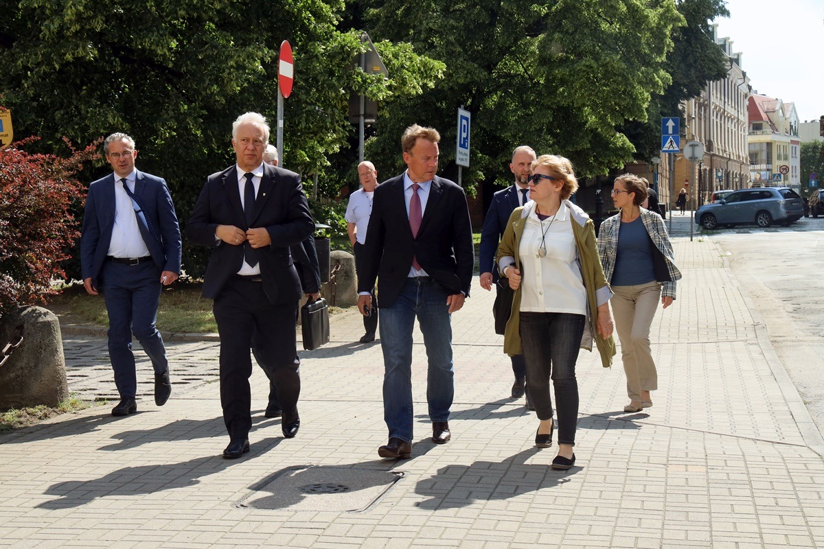 Niemieccy goście u prezydenta Legnicy Tadeusza Krzakowskiego
