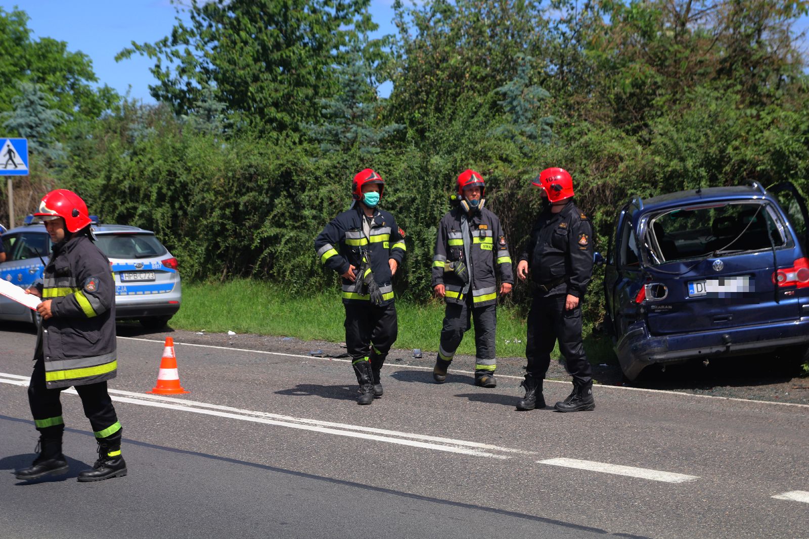 Wypadek w Gniewomirowicach. Nikt nie pojechał do szpitala
