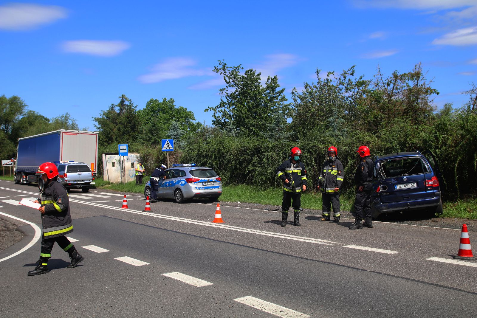 Wypadek w Gniewomirowicach. Nikt nie pojechał do szpitala