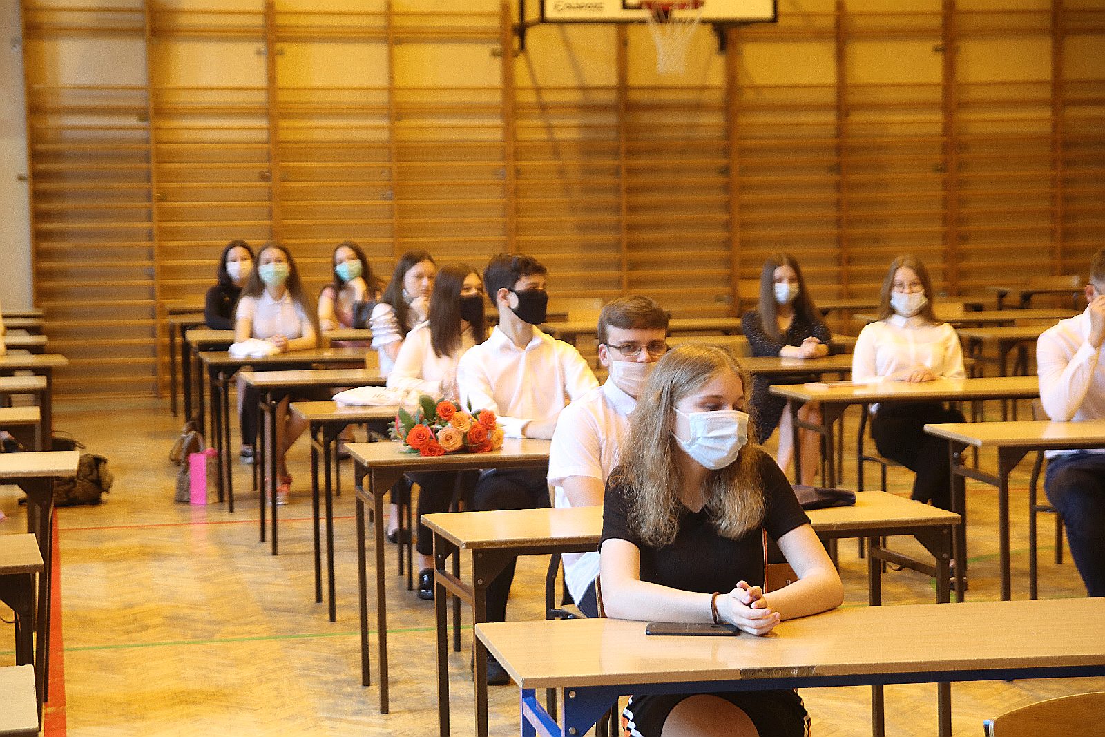 Rozdanie świadectw w V i II liceum ogólnokształcącym
