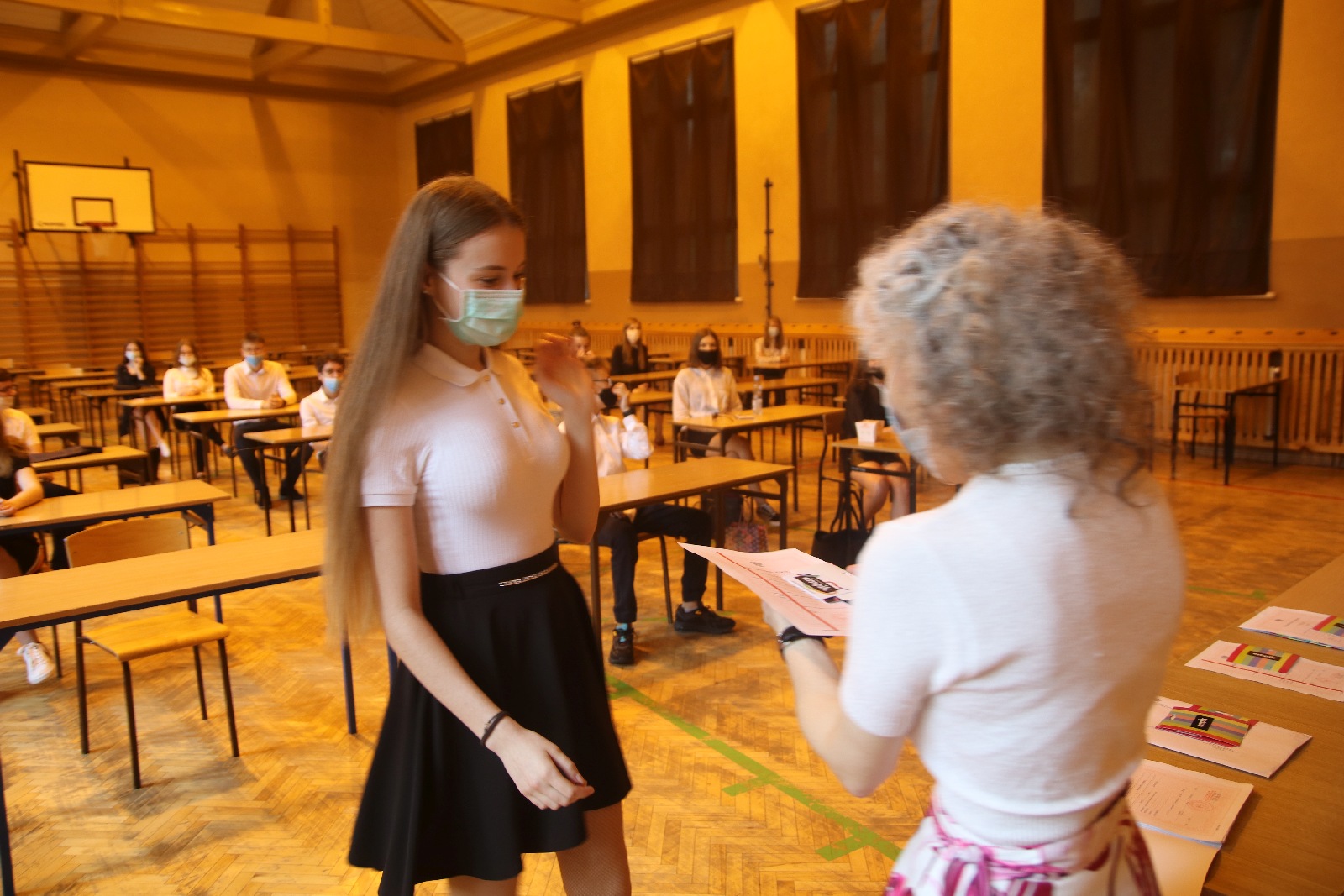 Rozdanie świadectw w V i II liceum ogólnokształcącym