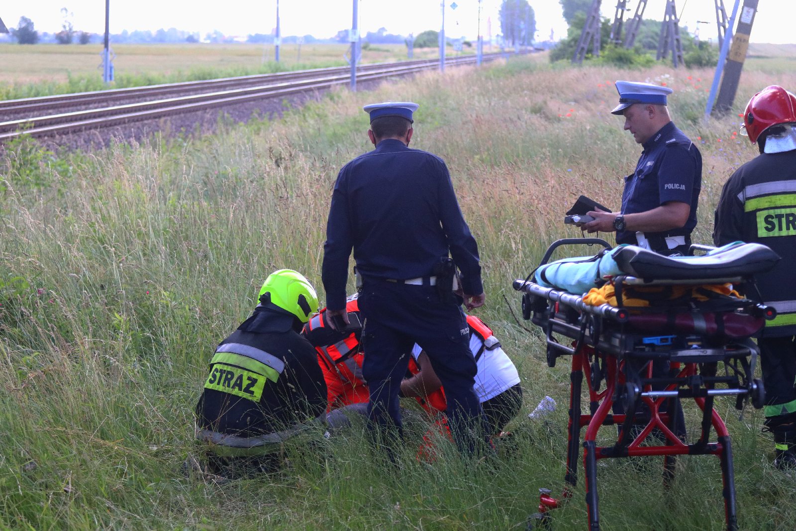 Wypadek na trasie Ulesie - Jezierzany
