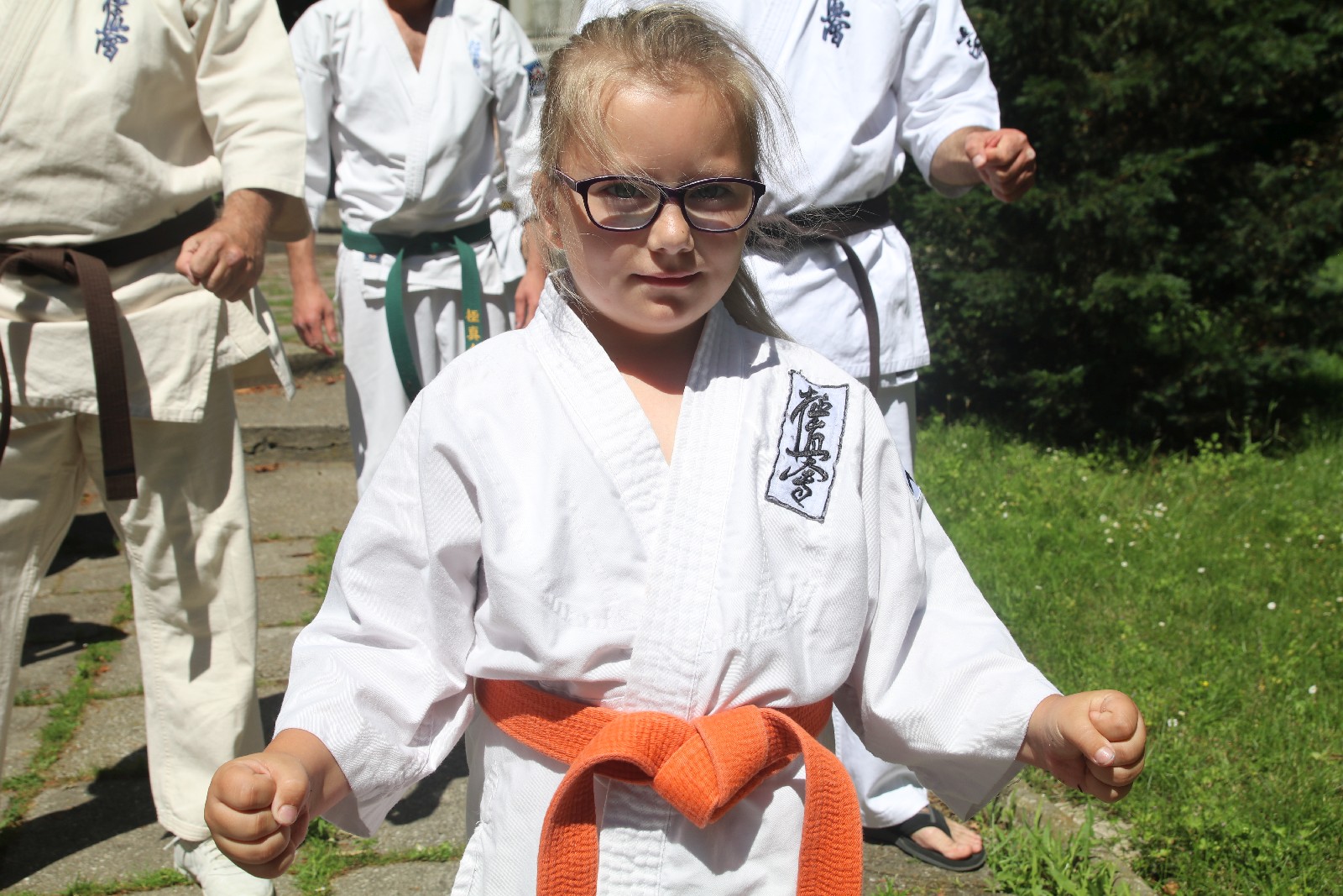Sensei Ernest pompuje z Legnickim Klubem Karate Kyokushin