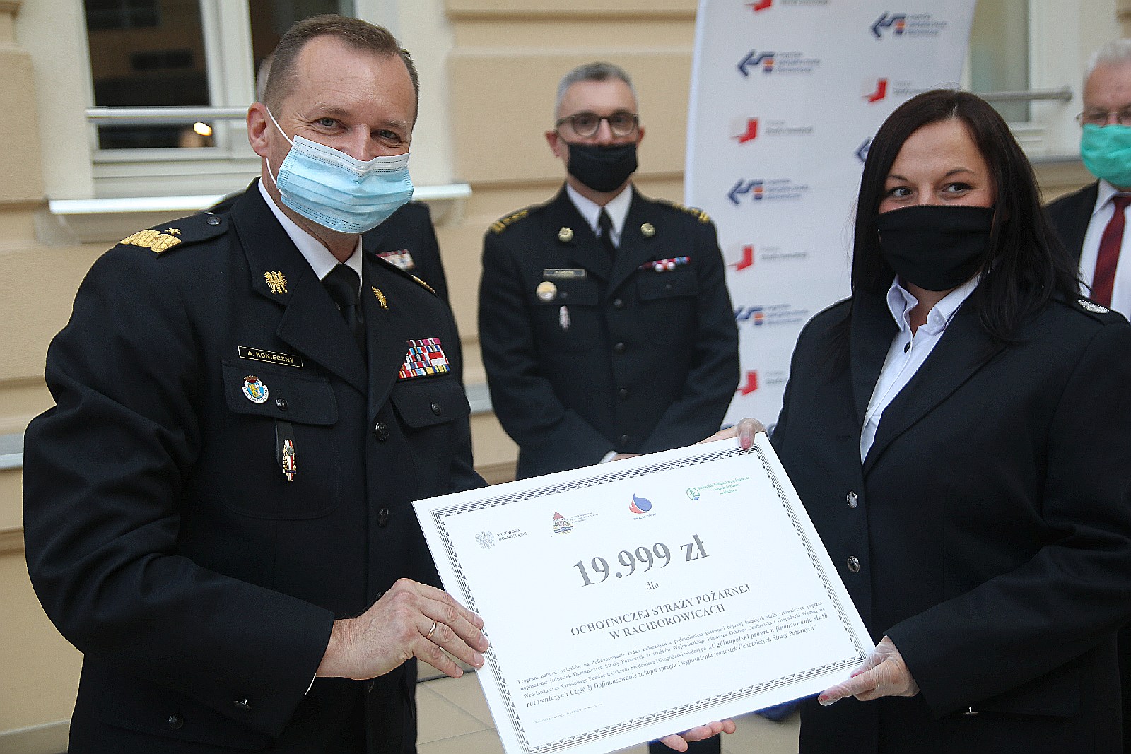 Wręczenie promes dla Ochotniczych Straży Pożarnych