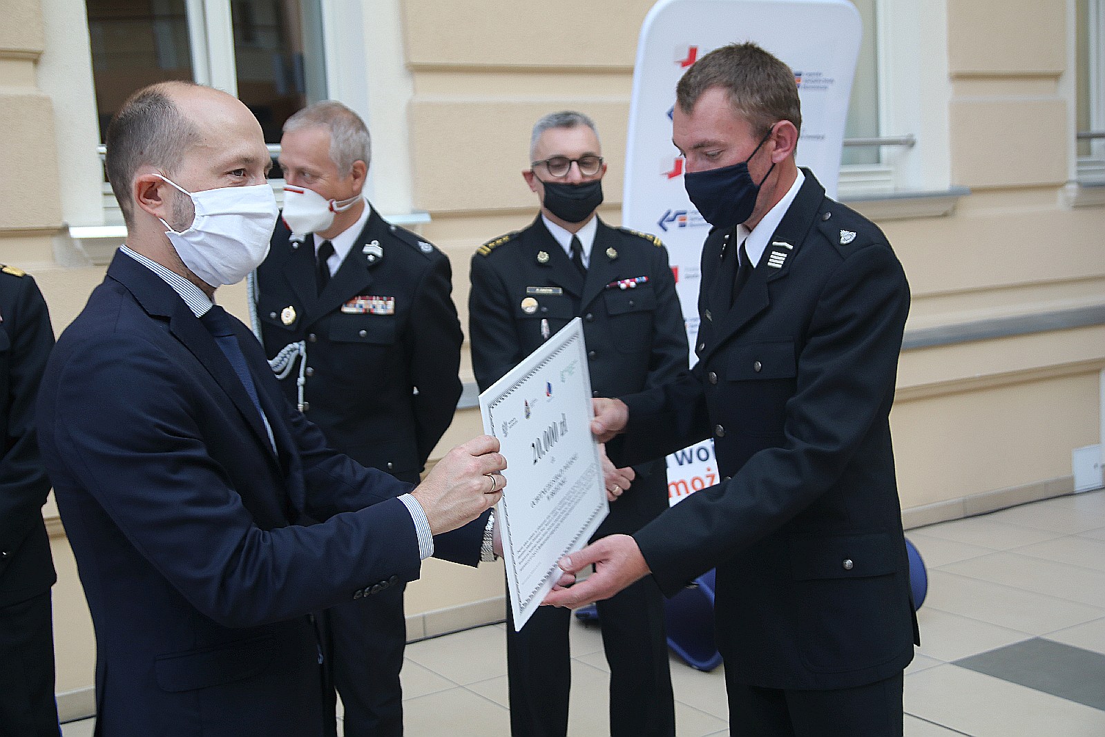 Wręczenie promes dla Ochotniczych Straży Pożarnych