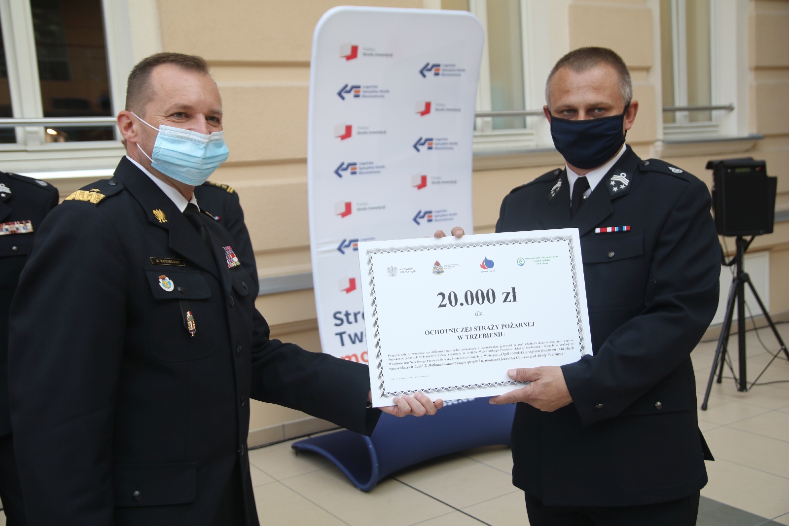 Wręczenie promes dla Ochotniczych Straży Pożarnych