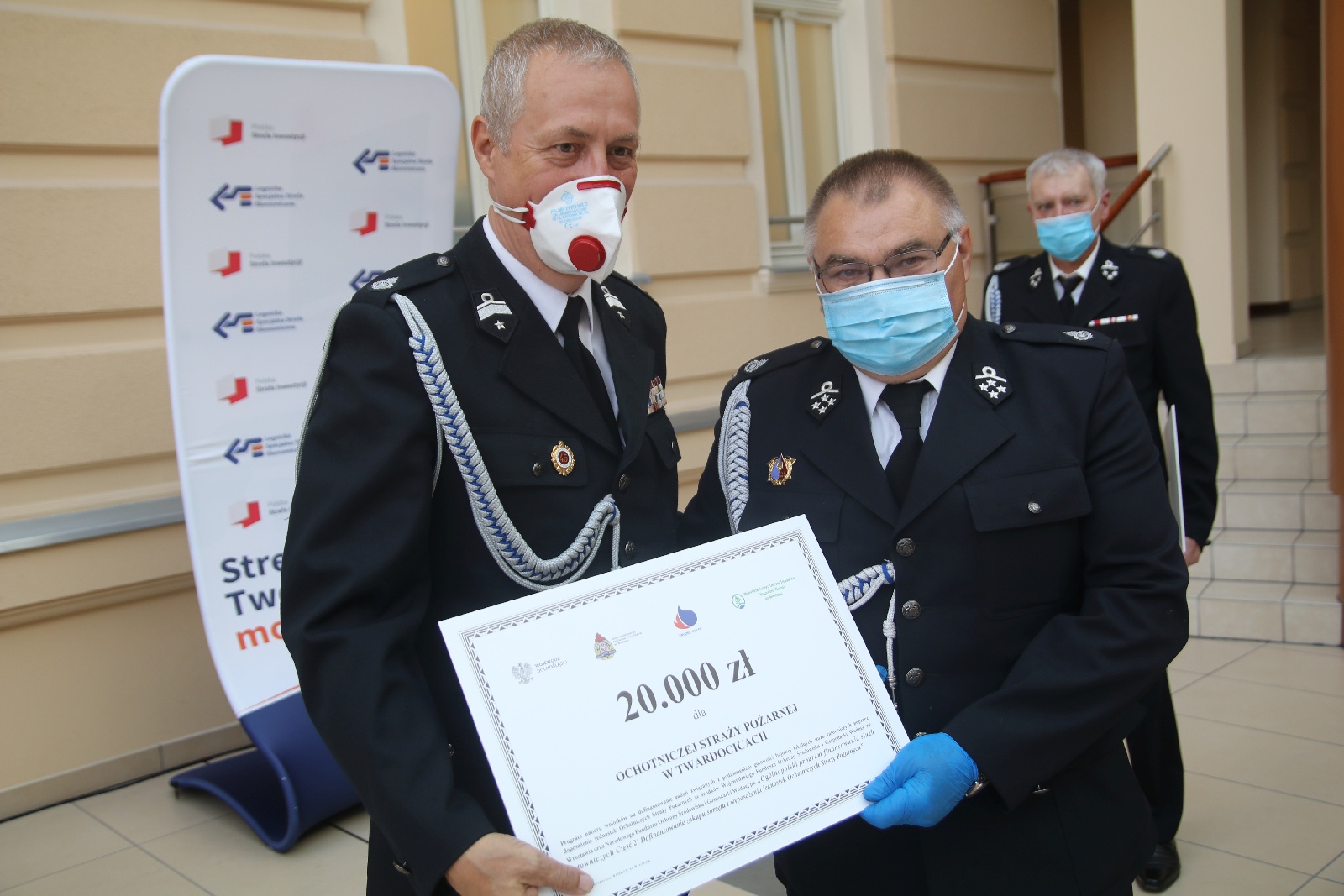 Wręczenie promes dla Ochotniczych Straży Pożarnych