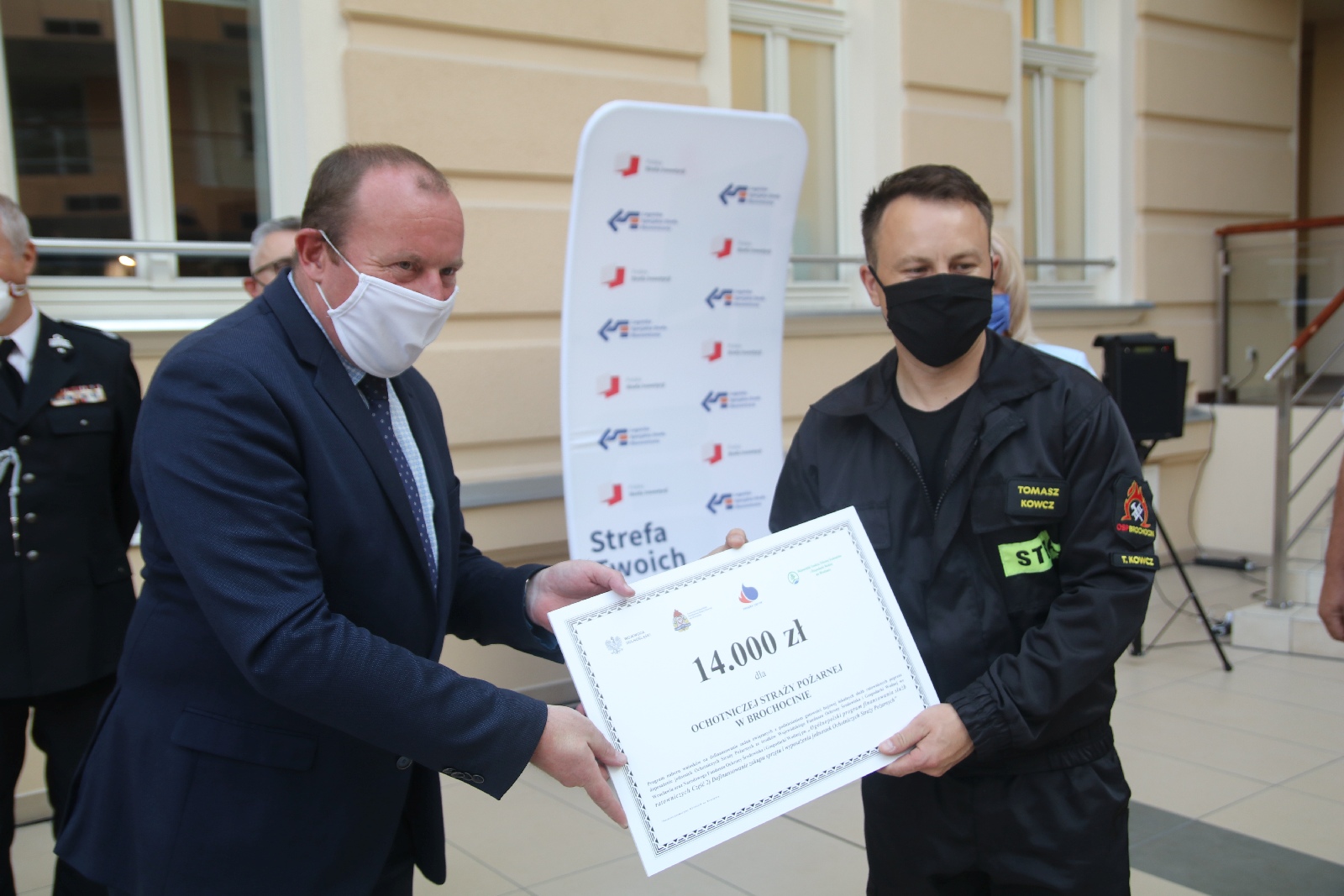 Wręczenie promes dla Ochotniczych Straży Pożarnych