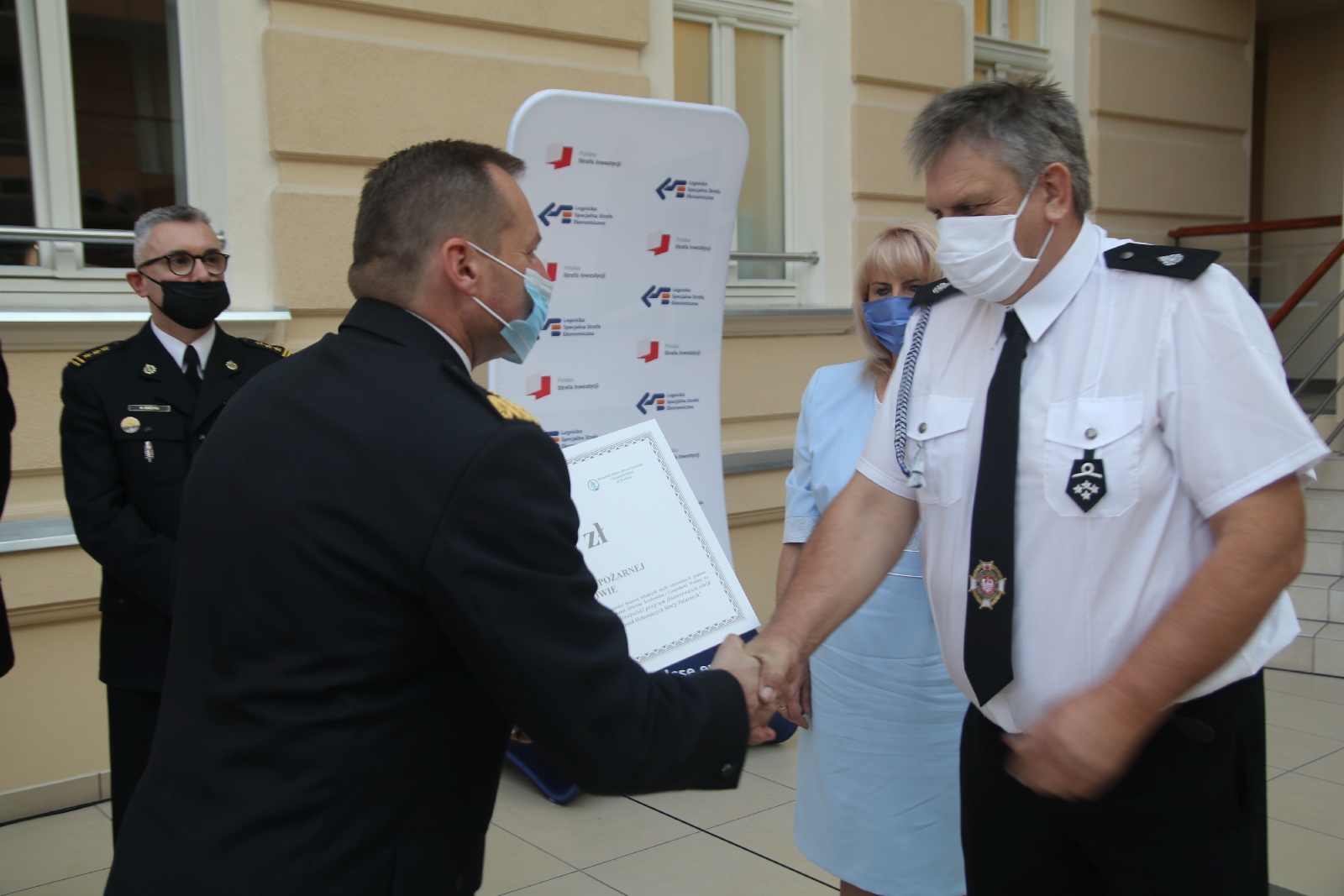 Wręczenie promes dla Ochotniczych Straży Pożarnych