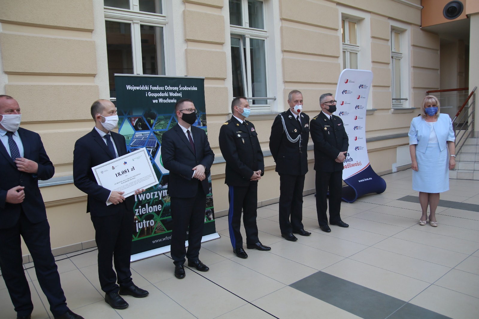 Wręczenie promes dla Ochotniczych Straży Pożarnych