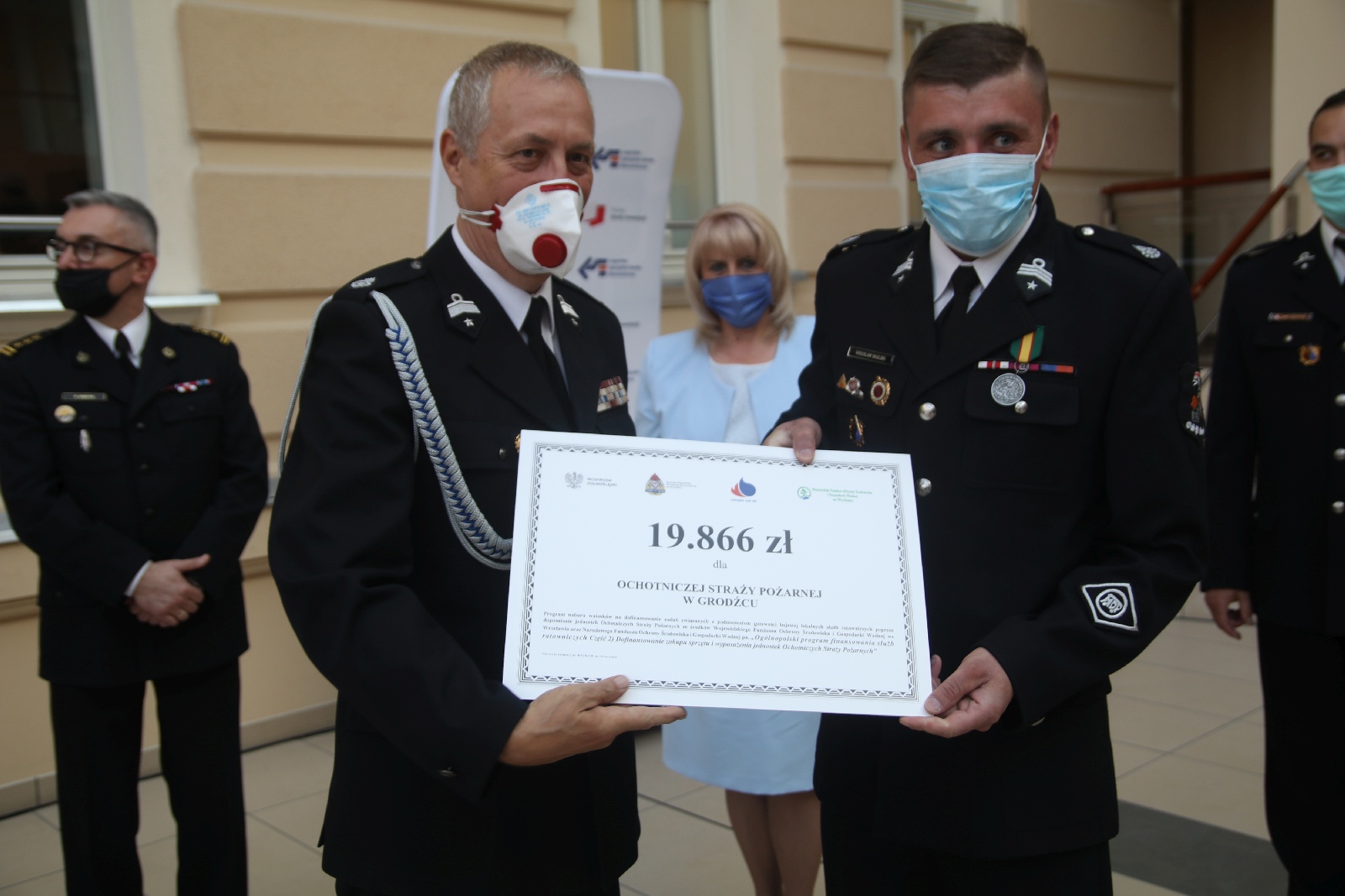 Wręczenie promes dla Ochotniczych Straży Pożarnych