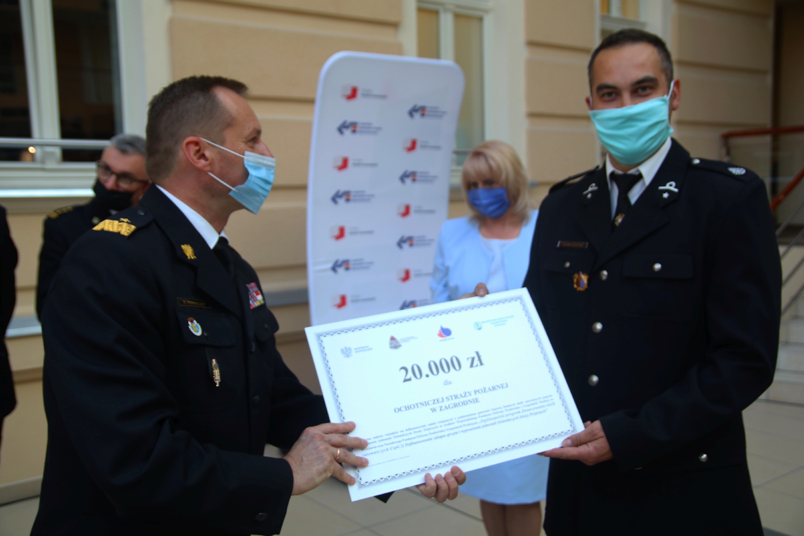 Wręczenie promes dla Ochotniczych Straży Pożarnych