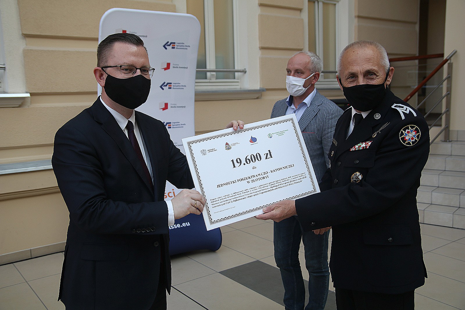 Wręczenie promes dla Ochotniczych Straży Pożarnych