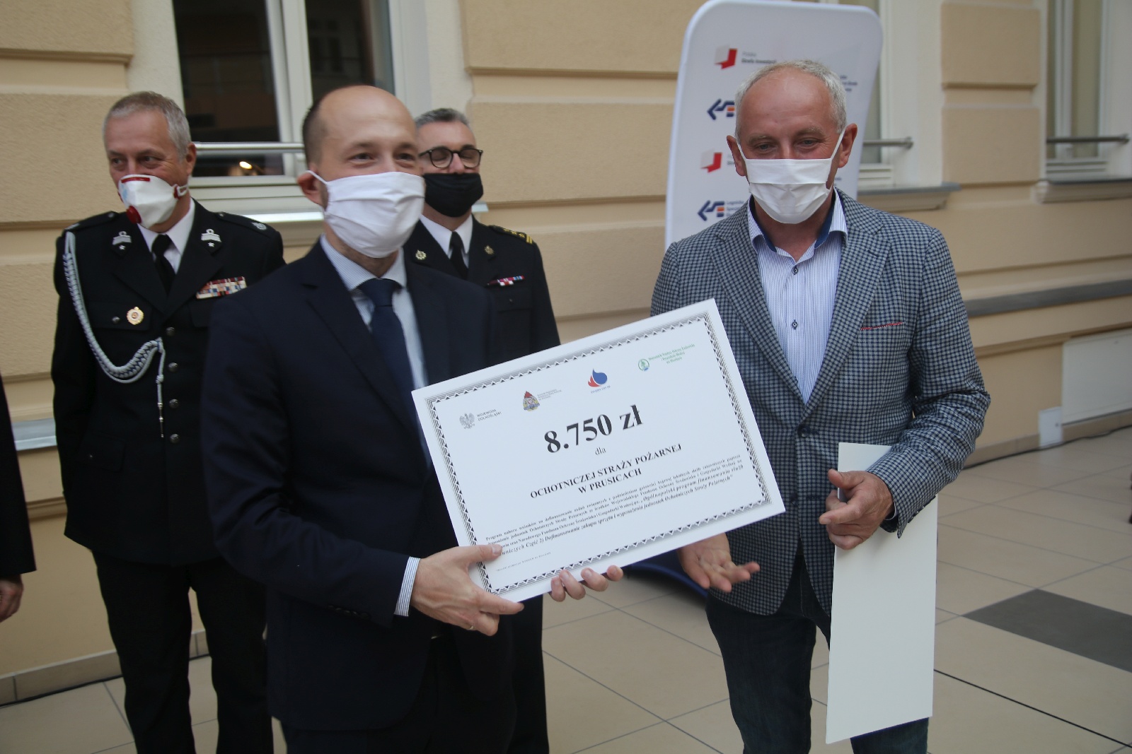 Wręczenie promes dla Ochotniczych Straży Pożarnych