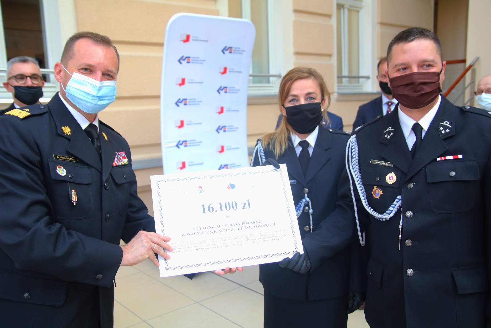 Wręczenie promes dla Ochotniczych Straży Pożarnych