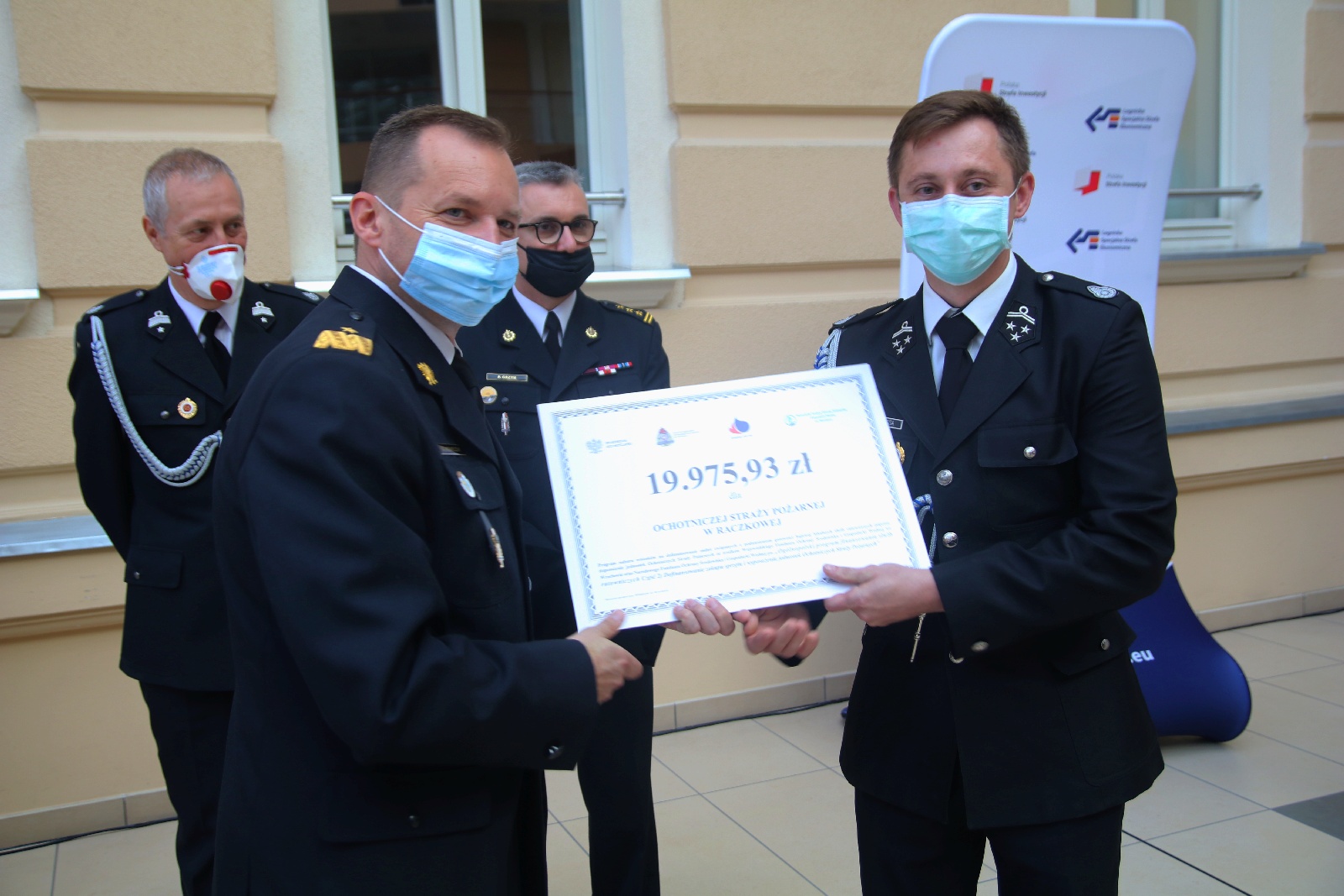 Wręczenie promes dla Ochotniczych Straży Pożarnych