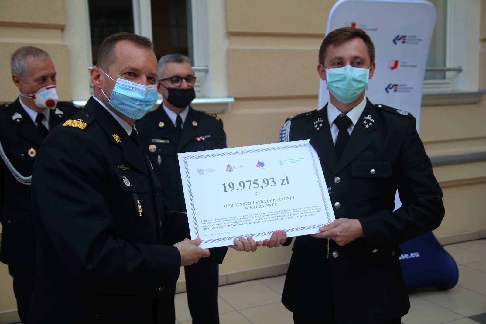 Wręczenie promes dla Ochotniczych Straży Pożarnych