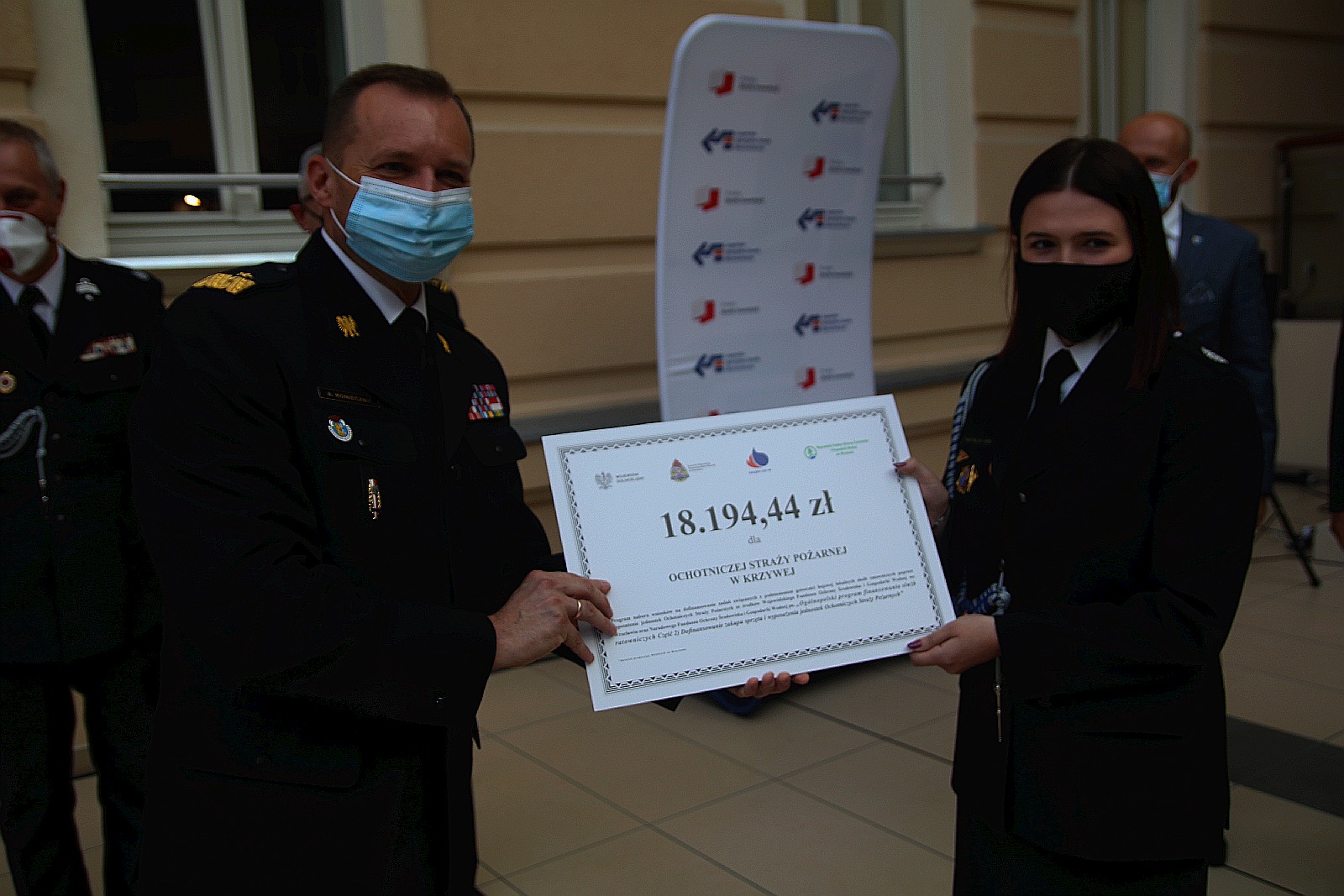 Wręczenie promes dla Ochotniczych Straży Pożarnych