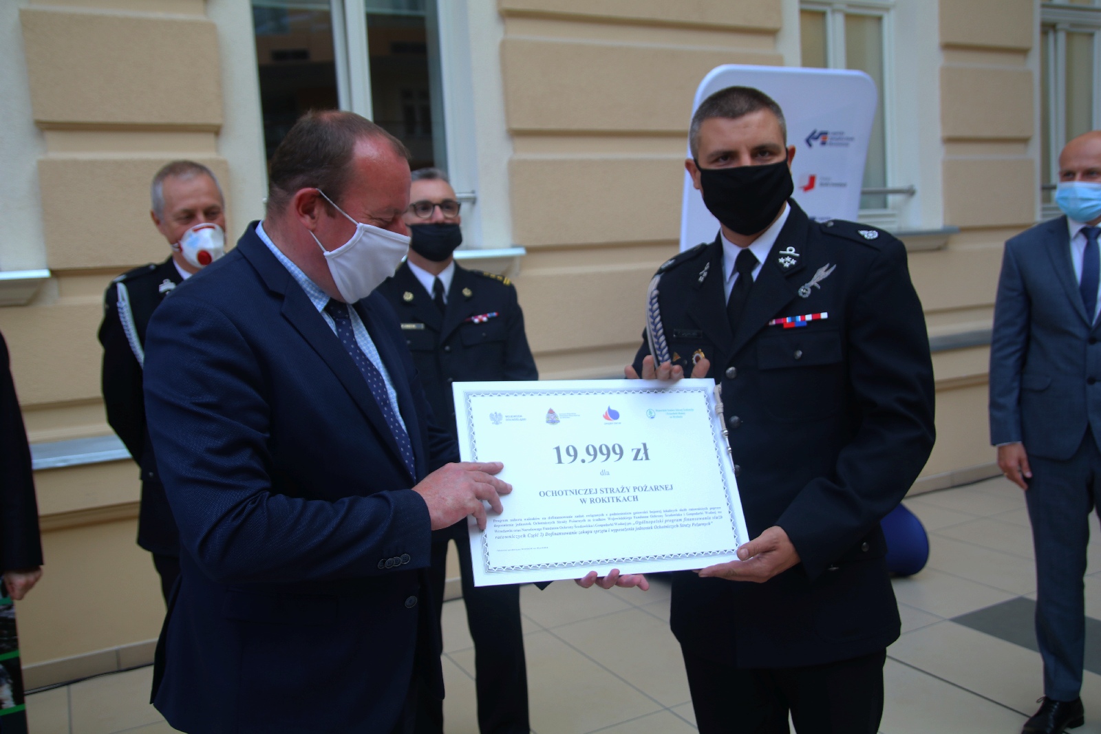 Wręczenie promes dla Ochotniczych Straży Pożarnych